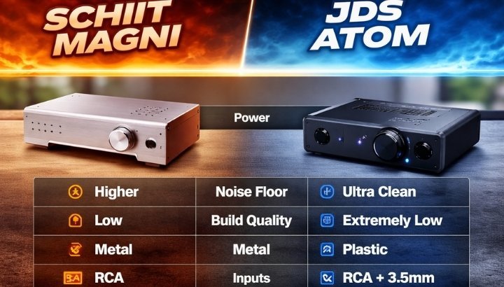 Schiit Magni vs JDS Atom